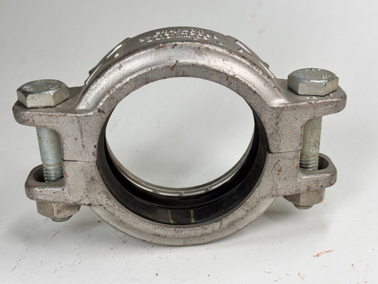 3" GRUVLOK Style 7400-SS Stainless Steel Rigid Groove Coupling Pipe Fitting