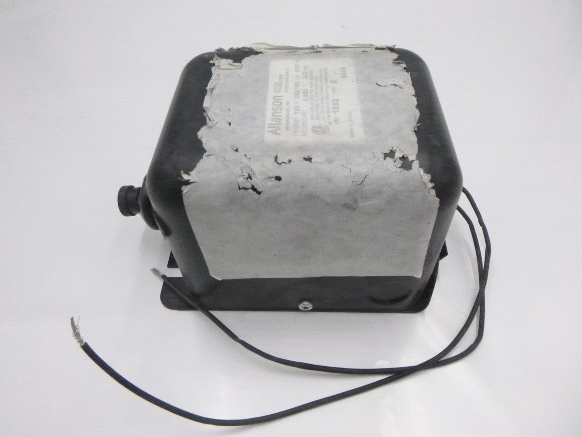 Allanson Gas Burner Ignition Transformer 1092 Type-S 120V 60Hz 6000V Interchange