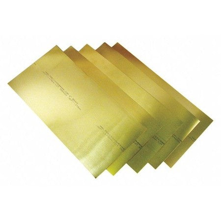 Precision Brand 17910 Shim Stock,Sheet,Brass,0.0250 In,6",Pk10