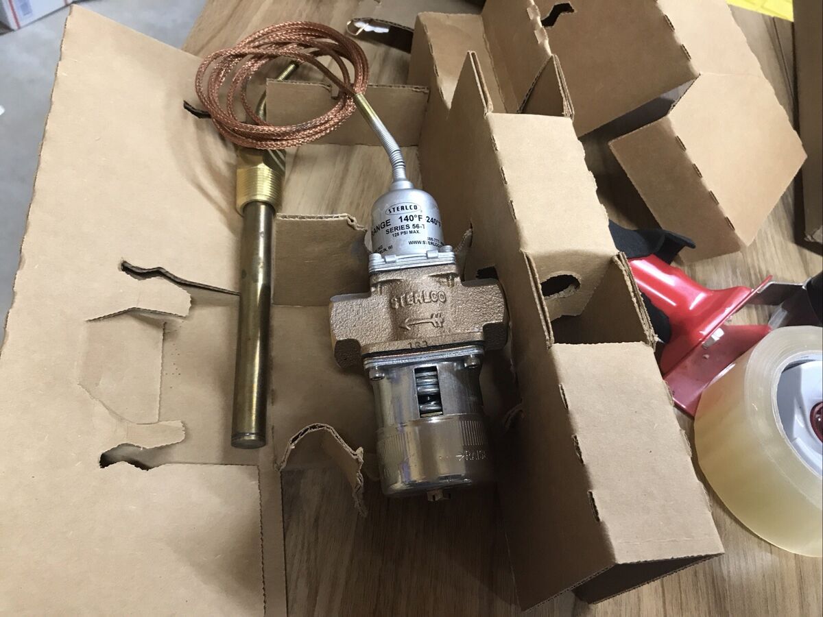 STERLCO T561-05-0000 WATER REGULATING VALVE TYPE 56T, 1/2" NPT MAX BRASS ALLOY