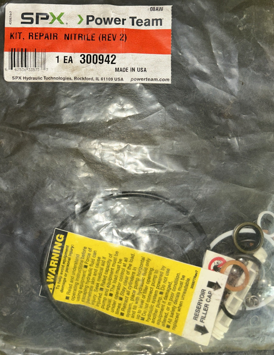 SPX Power Team Kit, Repair Nitrile (REV 2) 300942. New! *FREE SHIPPING!*.     T5