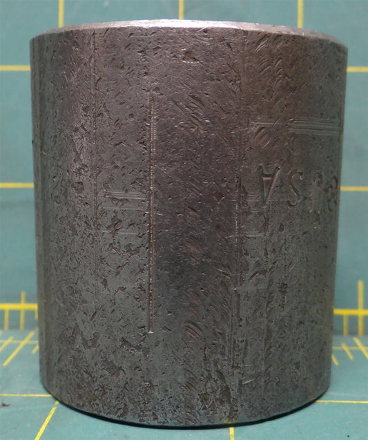 1-1/4" x 2" L Female NPT Carbon Steel Coupling Pipe Fitting 