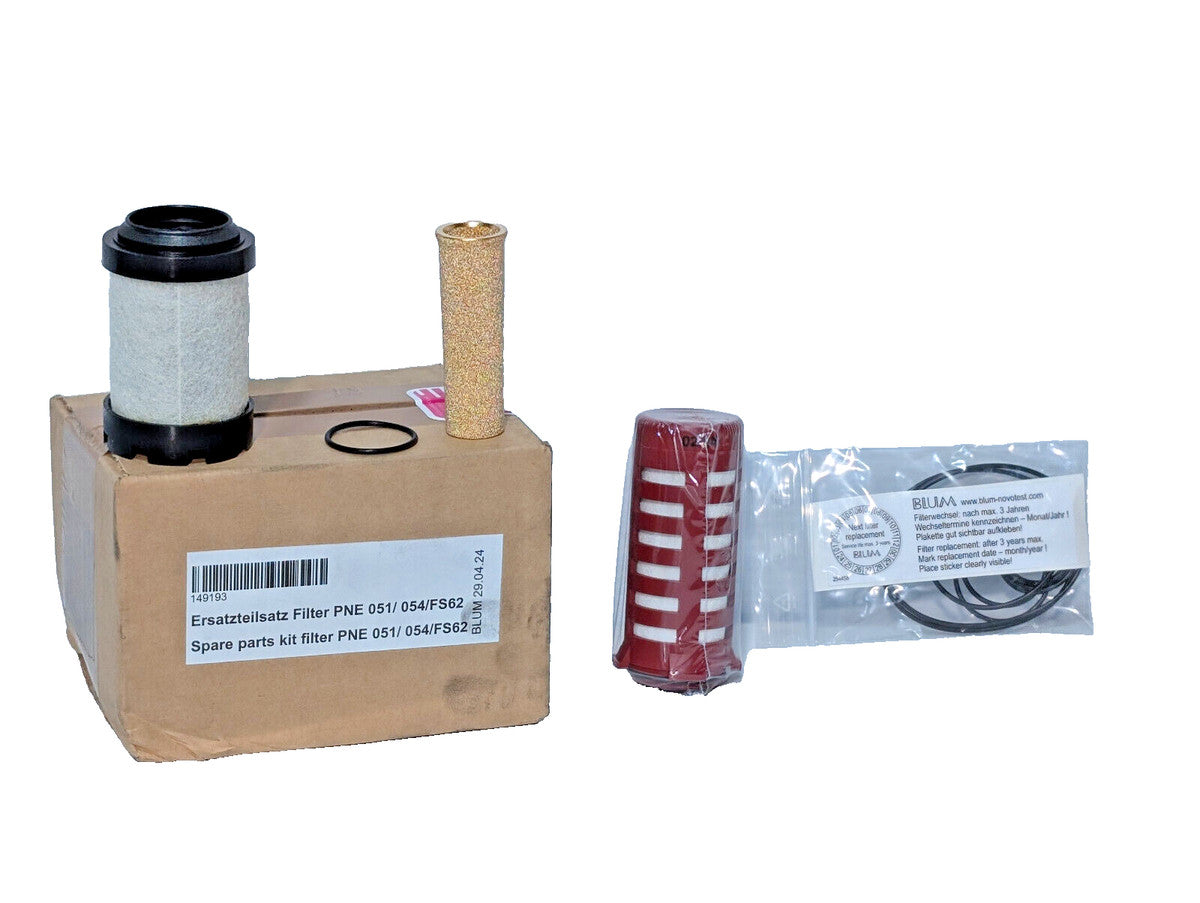 Blum-Novotest PNE 051/054/FS62 Spare Parts Kit Filter, Made in Germany, 04-24-29