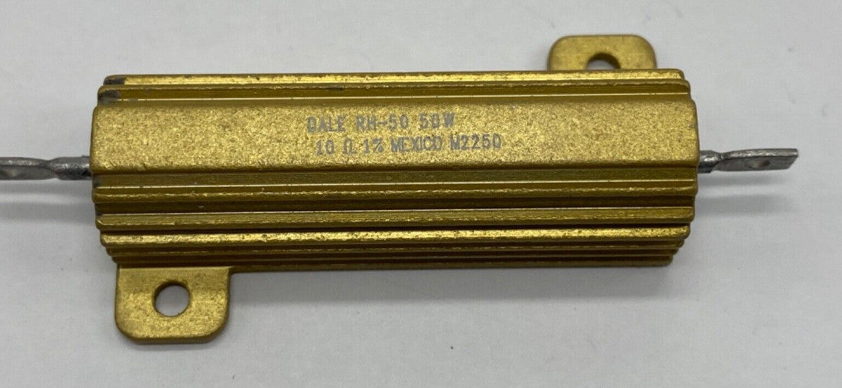 Vishay Dale wire wound resistor chassis mount RH05010R00FC02, 50 watt 10 ohm