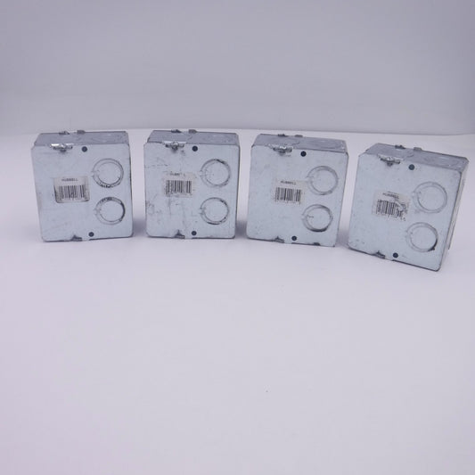 4 Pack RACO 22.5cu-in 3-1/4"D Masonry Electrical Boxes 689 1-15/16"OW
