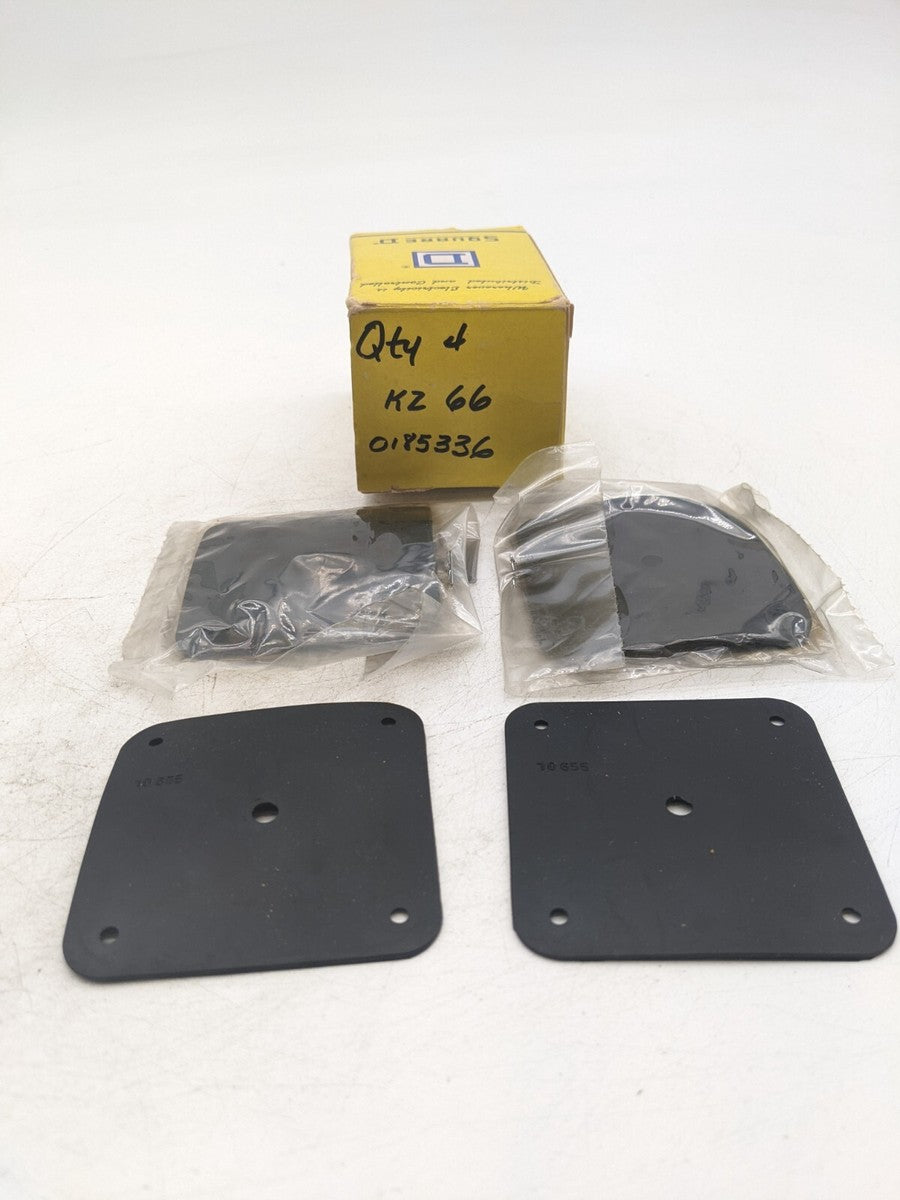 Lot of 4 Square D KZ66 Telemecanique Gasket for 60 X 60 mm Front Plate Mounting