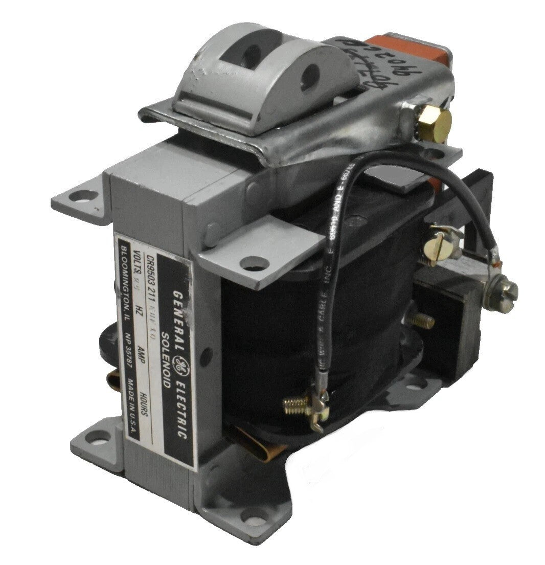 GE General Electric CR9503211 EBF10 Industrial Solenoid 125V, CR9503211EBF10