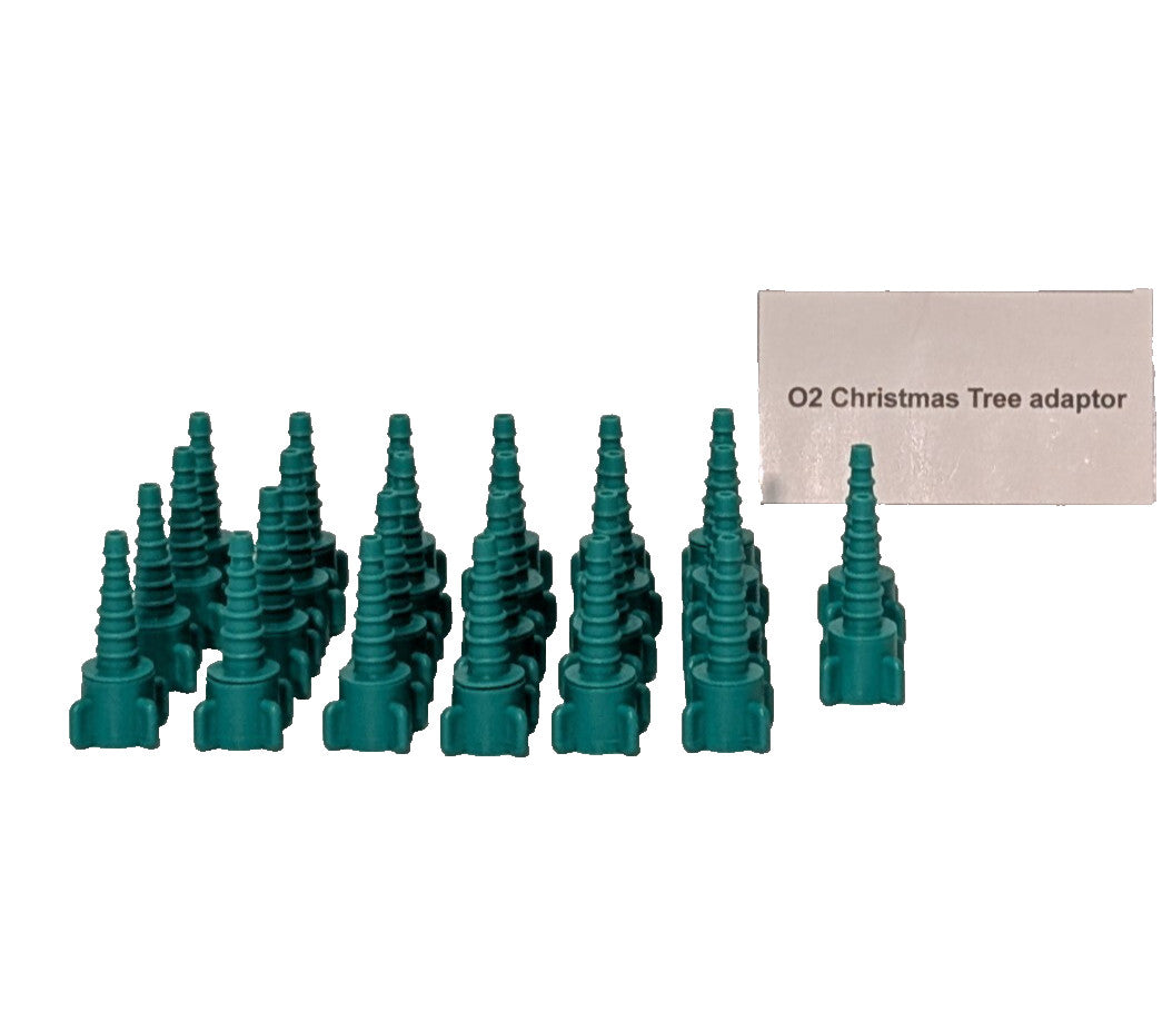 Lot of 26: Medical Plastic Christmas Tree, Swivel Adapter, Tubing Connectors