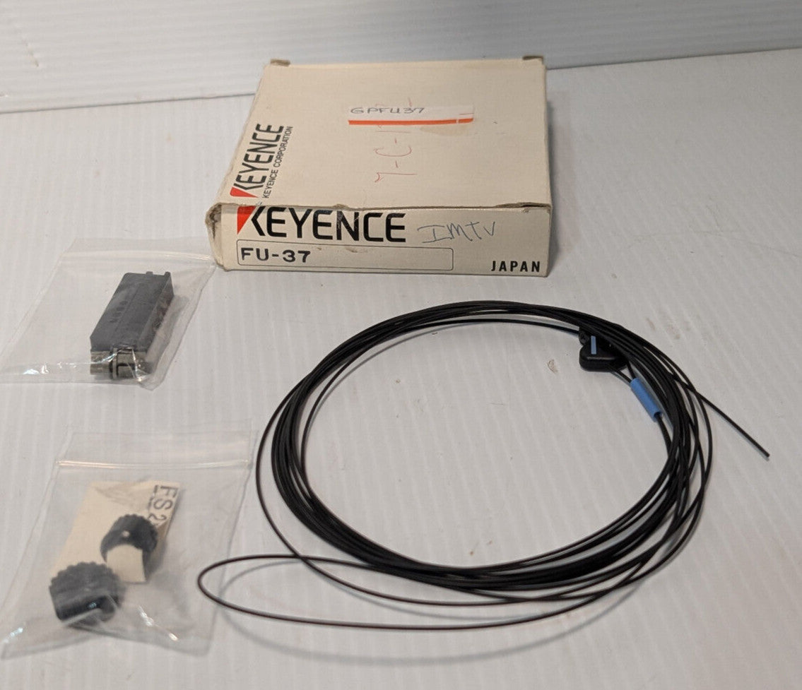 Keyence FU-37 Fiber Optic Sensor -New in Box- Made in Japan