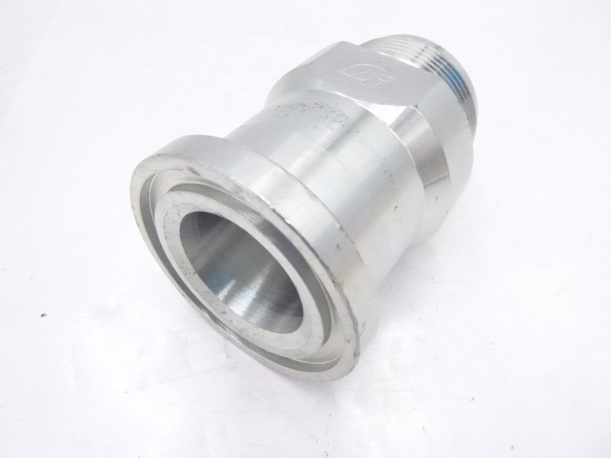 Brennan Carbon Steel 1700 MJ Straight Flange Adapter 1-1/4" Tube 1-1/4" Flange