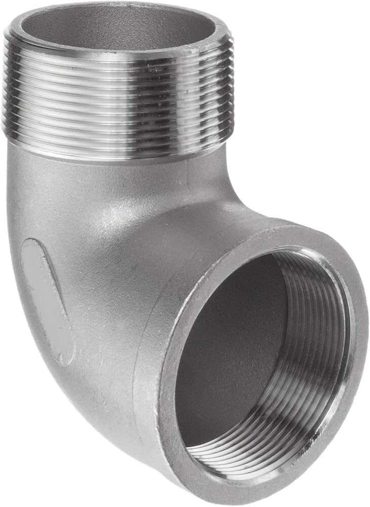 STREET 90-DEG ELBOW 1-1/2" Class 150, 316 Stainless Steel Threaded Pipe Fitting