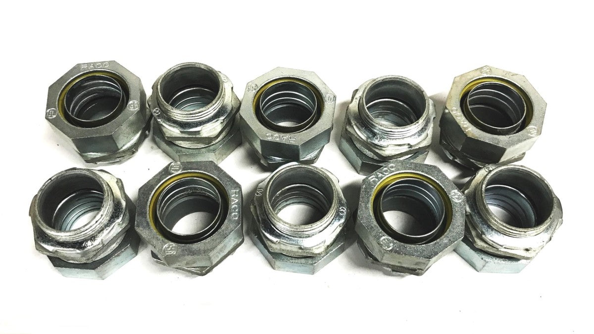 Hubbell/Raco 1-1/4 inch Liquid Tight Connector Conduit 3405 [Lot of 10] NOS