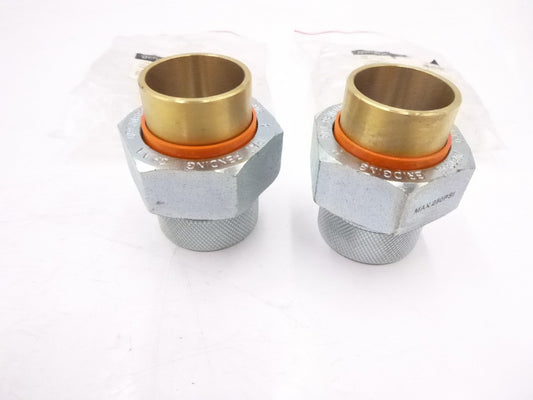 2 Pack Gemline 1" FIP x SWT Dielectric Union