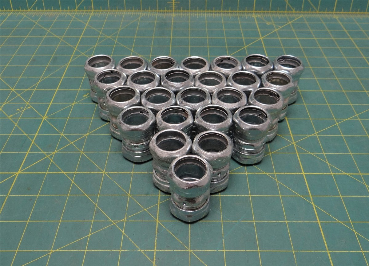 (25) 3/4" Crouse Hinds 661S Thin Wall EMT Conduit Compression Couplings