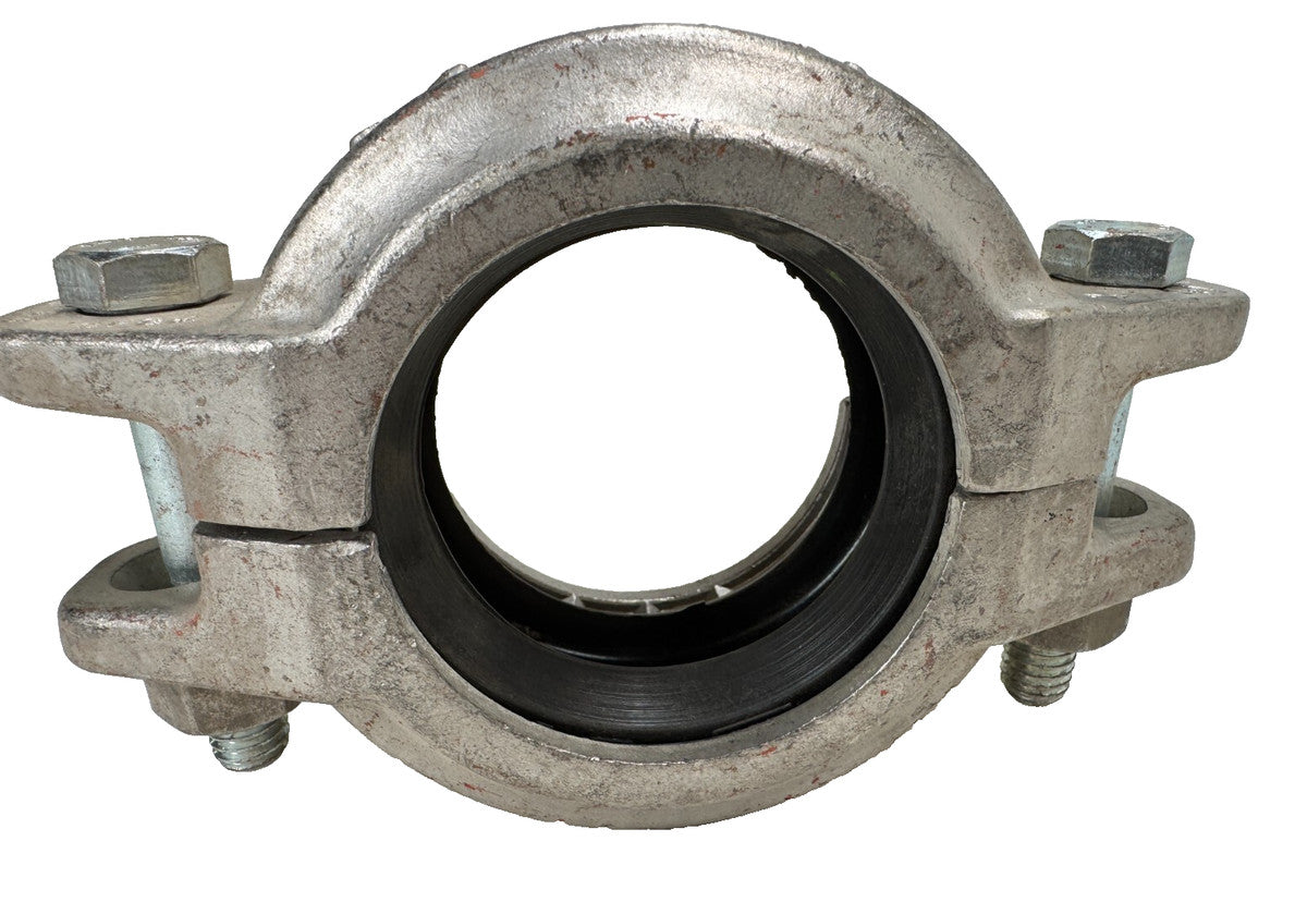 2" GRUVLOK Style 7400-SS Stainless Steel Rigid Groove Coupling Pipe Fitting