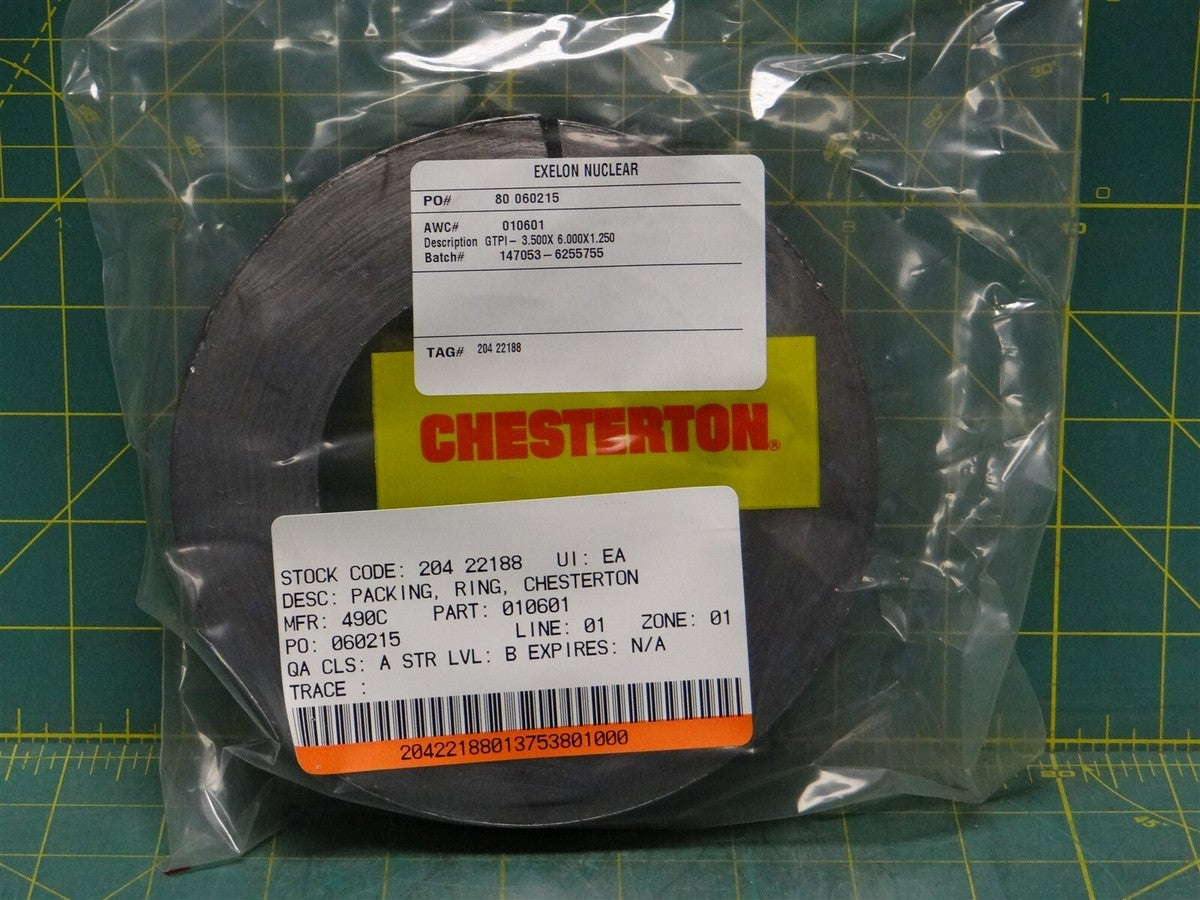Chesterton 010601 GTPI Graphite Packing Ring 3.5 x 6 x 1.25