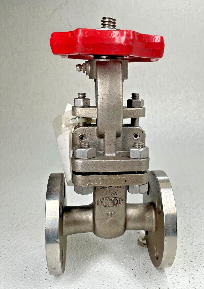 ALOYCO Fig 117S Stainless Steel CF8M Gate Valve 3/4" Class 150 RF Fla