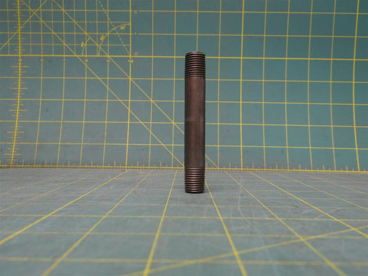 1/4" x 3 1/2" Pipe Fitting Nipple Male NPT Steel Tapered Threaded Sch 80 Welded