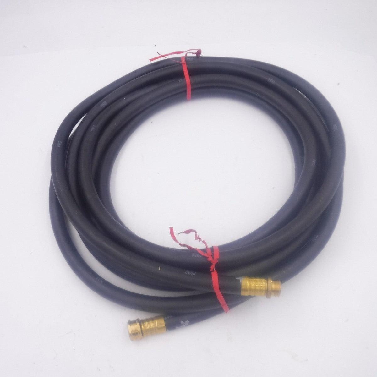 25' MSA 455021 Neoprene Air Hose WP-250 PSI CT Airline 3/8" ID Brass Fittings