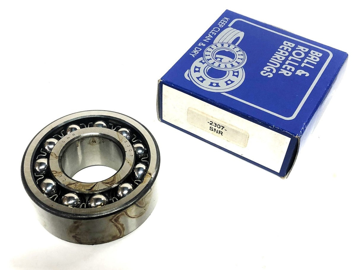 SNR Double Row Self Aligning Ball Bearing 2307 NOS