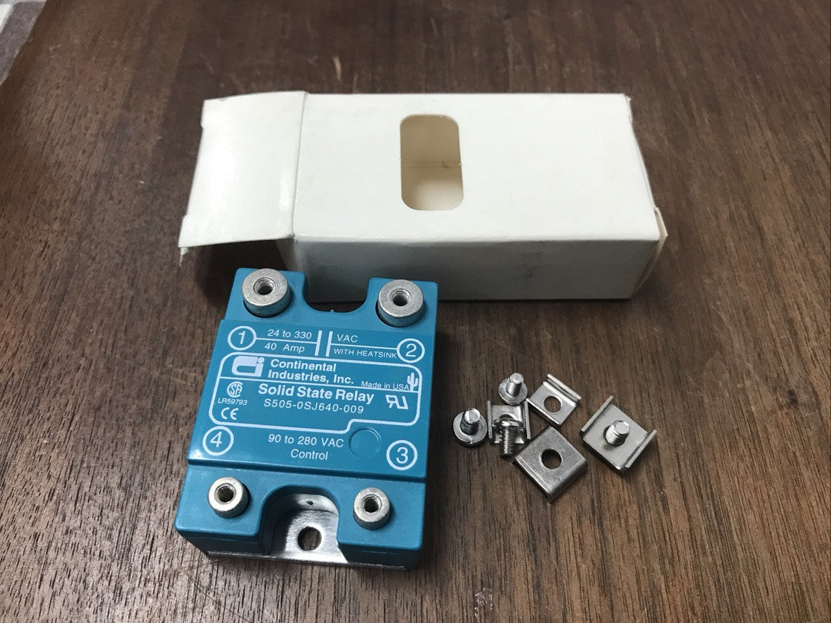 CONTINENTAL INDUSTRIES S505-0SJ640-009 SOLID STATE RELAY
