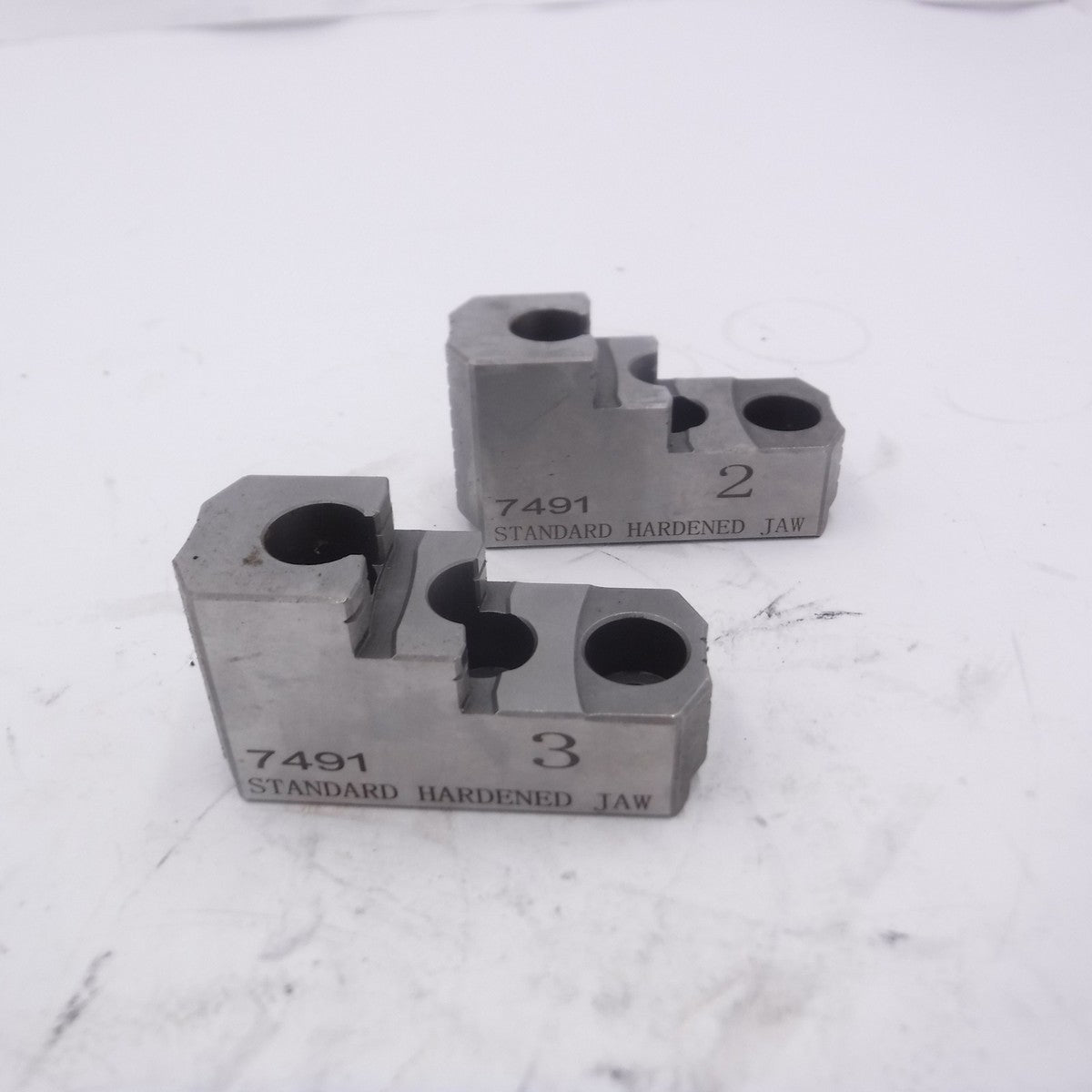 2 Pack Standard Hardened Jaws for 10" Lathe 7491