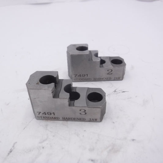 2 Pack Standard Hardened Jaws for 10" Lathe 7491
