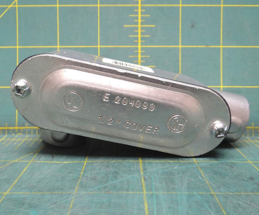 1/2" Rigid Type LP Threaded Conduit Body with Cover and Gasket E 204093
