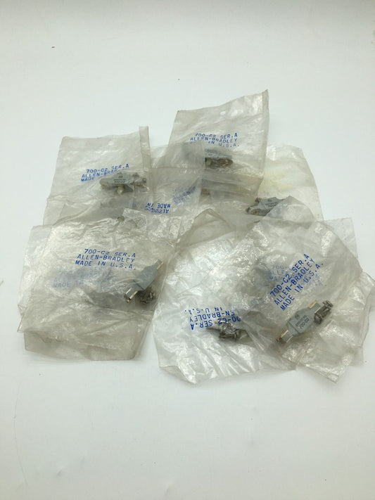 10PC Lot Allen-Bradley 700-C2 Contact Cartridge Front Deck Mounting Standard 10A