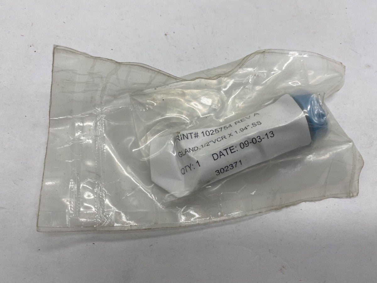 Swagelok 1025754 Rev A gland 1/2” VCR x 1.94 s, 302371