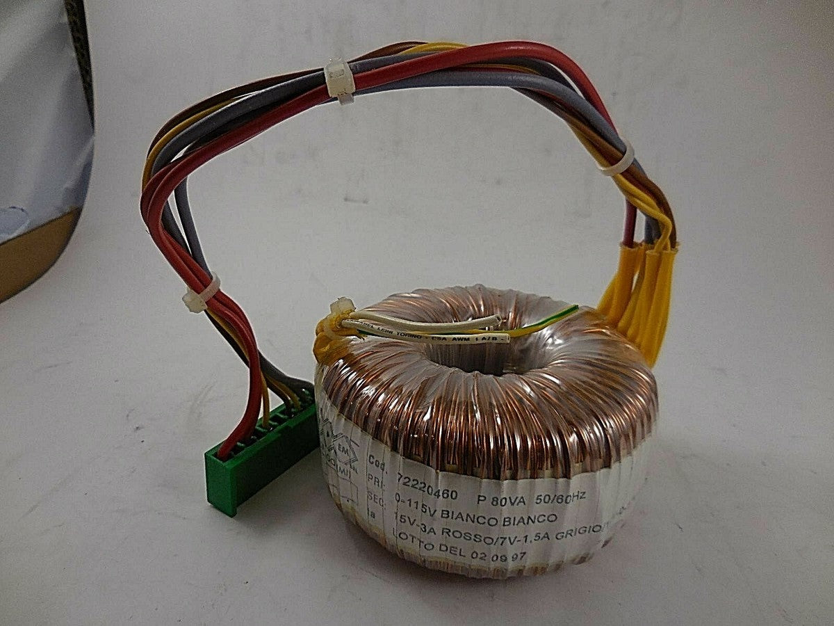 RI P EM 72220460  P80VA 50/60Hz 0-115V Bianco 15V 3A Busnago 