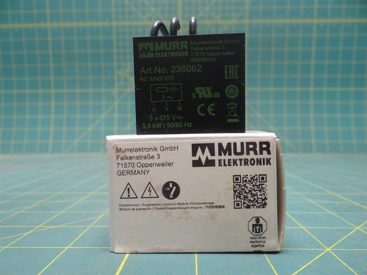Murrelektronik 236082 Motor Supressor 3 X 575V~, 5.5kW, 50/60Hz, RC3/022-575