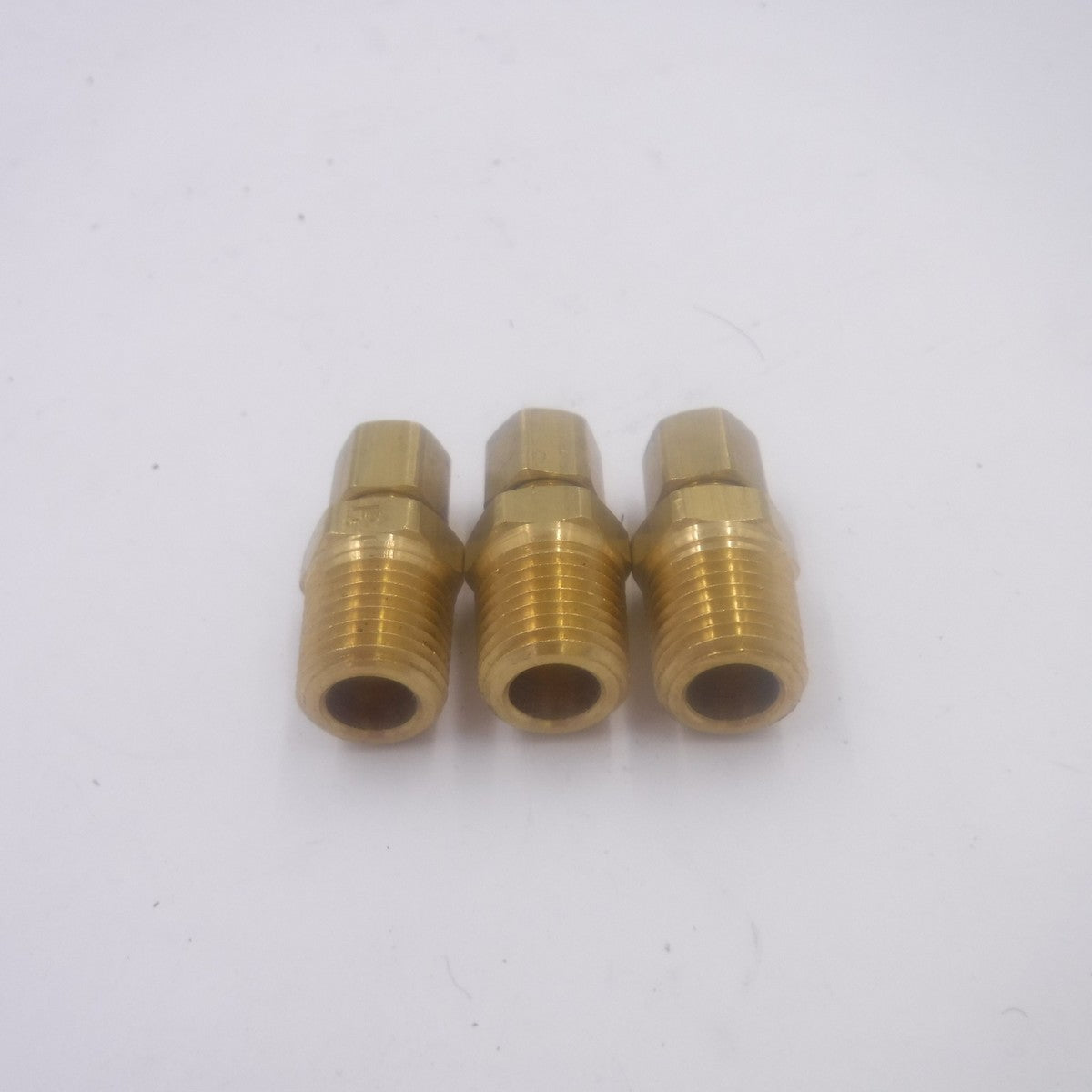3 Pack Parker 2MSC8N-B 1/8"A-Lok x 1/2" MNPT Male Straight Connector