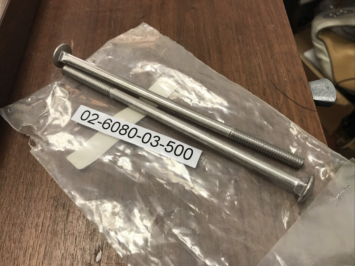 Lot Of 2 Wilden Pumps Carriage Bolt P/N 02-6080-03-500