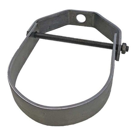 Zoro Select V600 2-1/2B Channel Clevis Hanger,2-1/2 In,Black