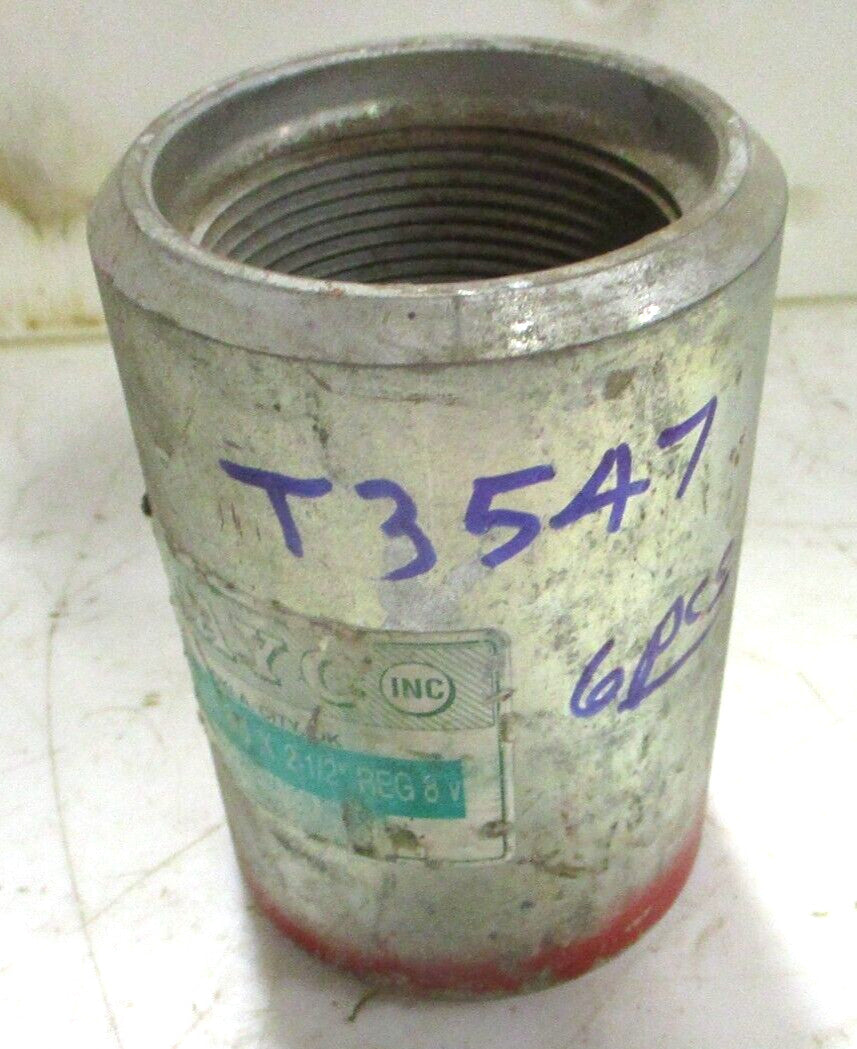 MAYCO Oilfield Combination Coupling 2-1/2" EUE 8-Round x 2-1/2" REG 8V, J-55