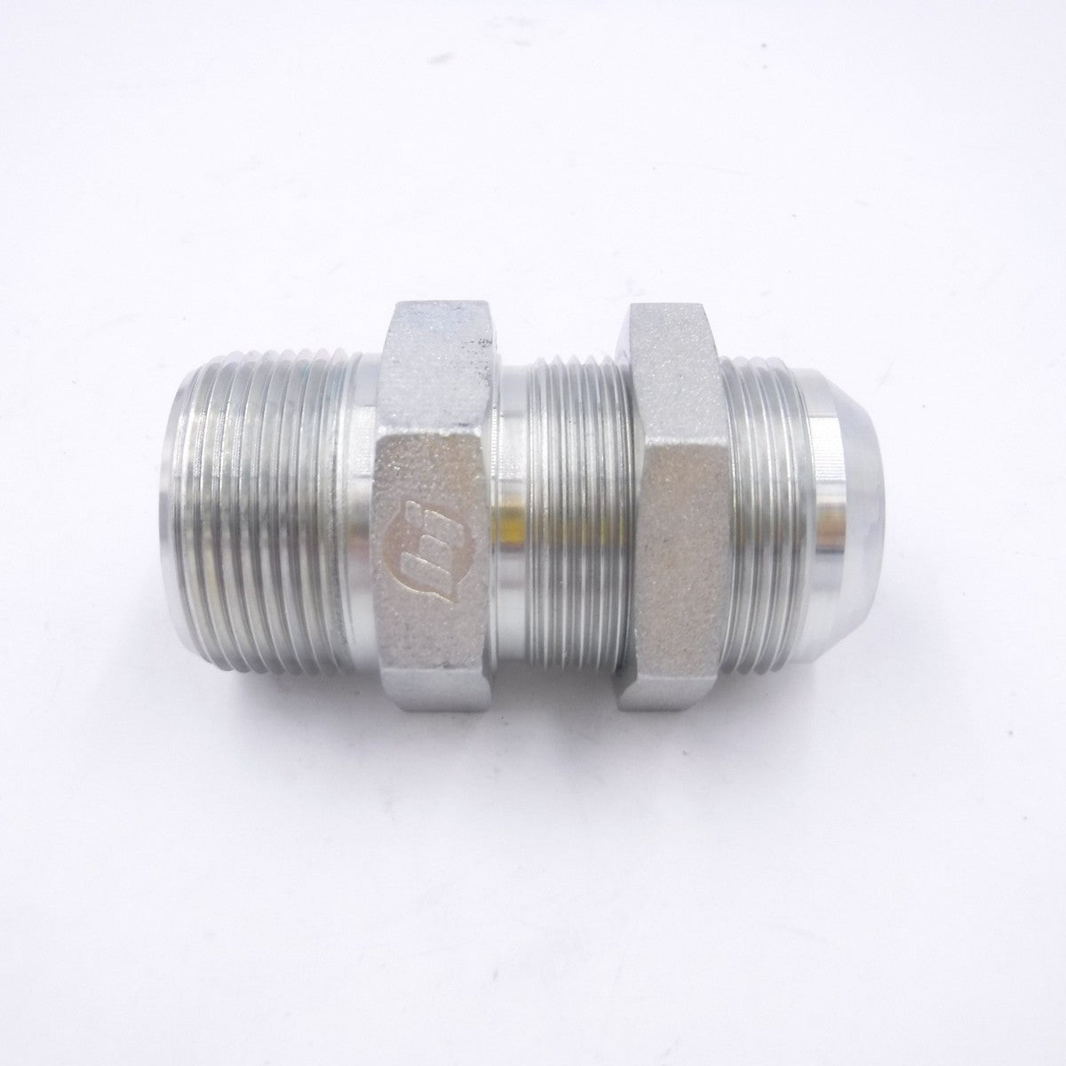 Brennan 2706-16-16 Steel Bulkhead Adapter 1" Male SAE 37° JIC Flare x 1" MNPTF