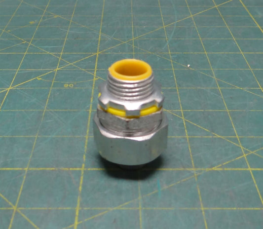 1/2" Crouse Hinds Straight Liquid Tight Steel Insulated Connector 2" Length