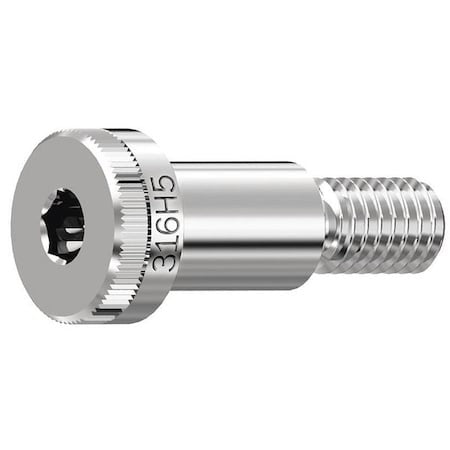 Zoro Select Str61651c10 Shoulder Screw, 1/4"-20 Thr Sz, 7/16 In Thr Lg, 5/8 In