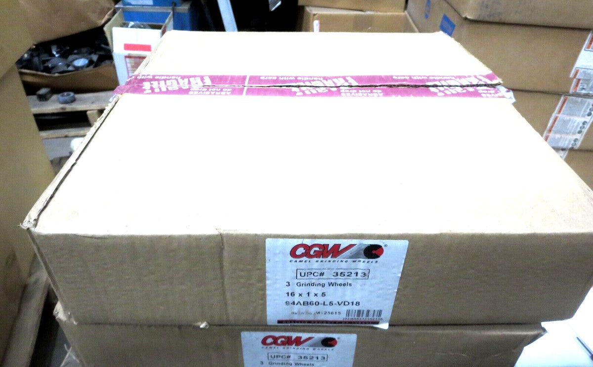 CGW (Camel Grinding Wheels) 94AB60-L5-VD18 Grinding Wheel 16X1X5 3 EA/Box NEW