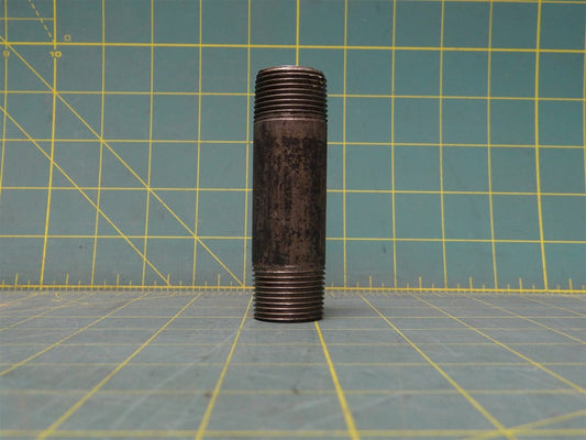 1" x 3 1/2" Pipe Fitting Nipple MNPT Steel Tapered Threaded Schedule 40 Welded