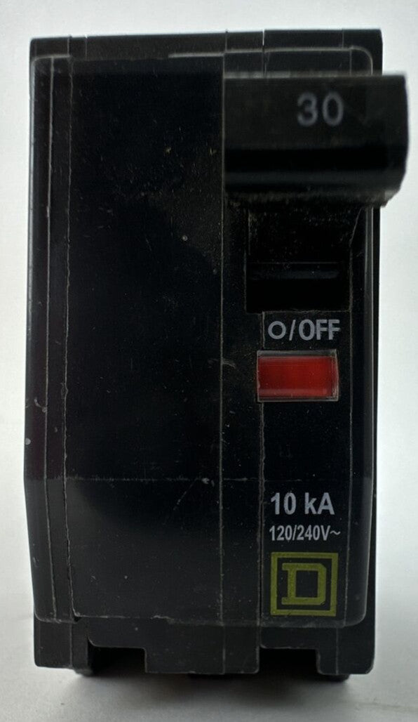 SQUARE D QOB230 CIRCUIT BREAKER 120/240VAC 2POLE 30AMP 10kA