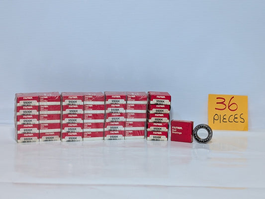 (3) Fafnir 9506K Single Row Ball Bearing, note we are selling 12 lots of 3