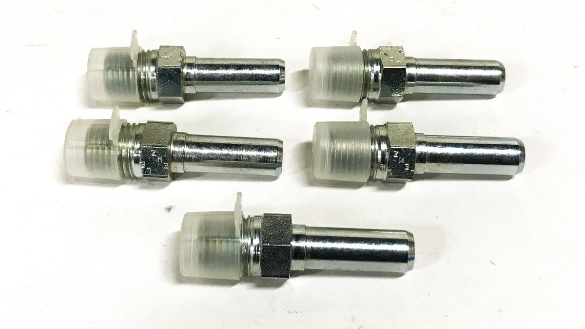 Lenz 1/4 inch x 3/8 inch Fluted Male Hose Adapter [Lot of 5] NOS
