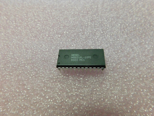 (15) MOSEL MS6516L-10PC -- DIP 24 -- 100ns SRAM -- Lot of 15 pcs