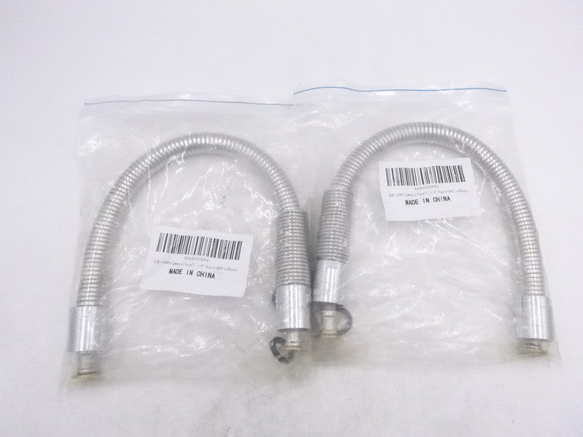 2 Pack 18" Stainless Steel Flexible Hose for 20-27" Sink Faucet