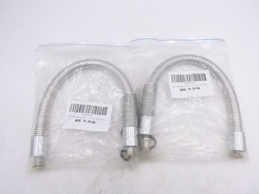 2 Pack 18" Stainless Steel Flexible Hose for 20-27" Sink Faucet