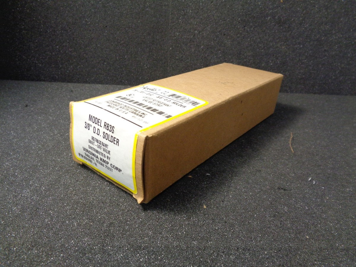 Apollo II Model RB3S 3/8" O.D. Solder Refrigerant Shut Off Valve