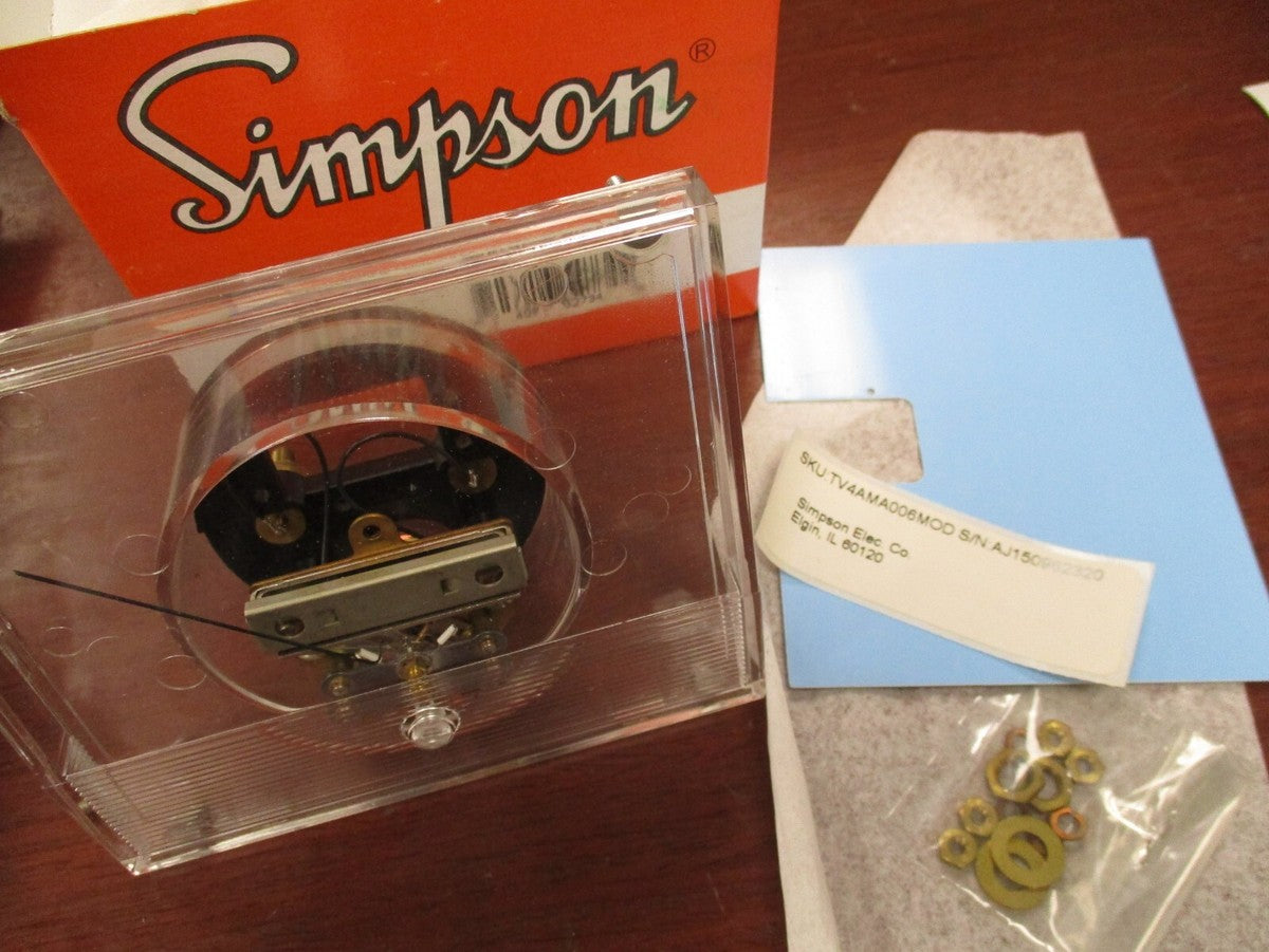 Simpson TV4AMA006MOD Digital Meter