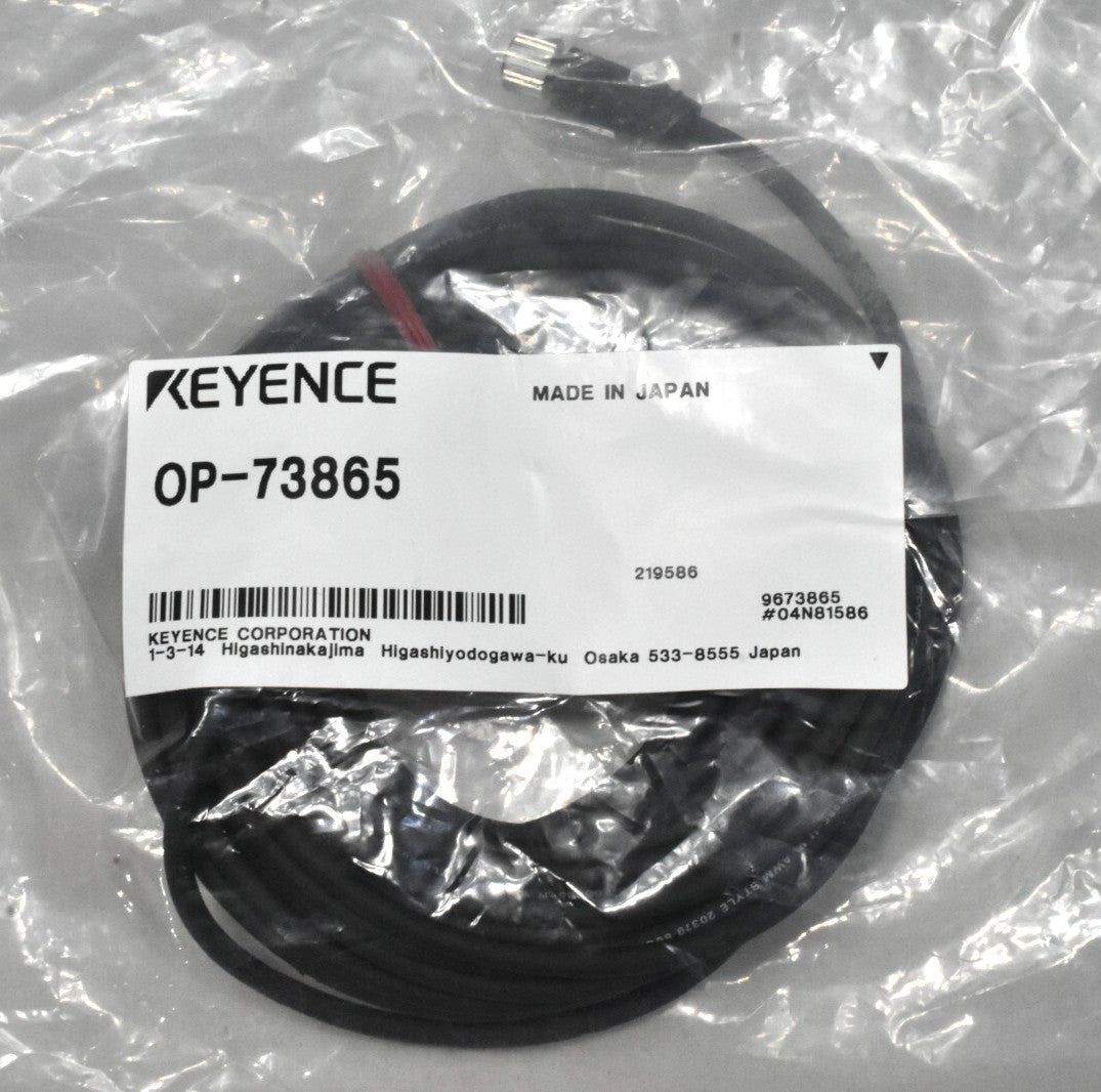 Keyence OP-73865 Connector Cable M8 Straight 10m New